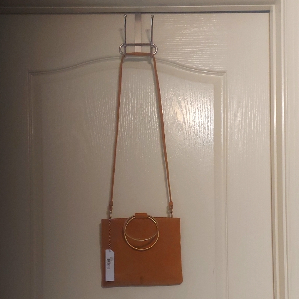 Thacker Mustard Suede Crossbody Bag